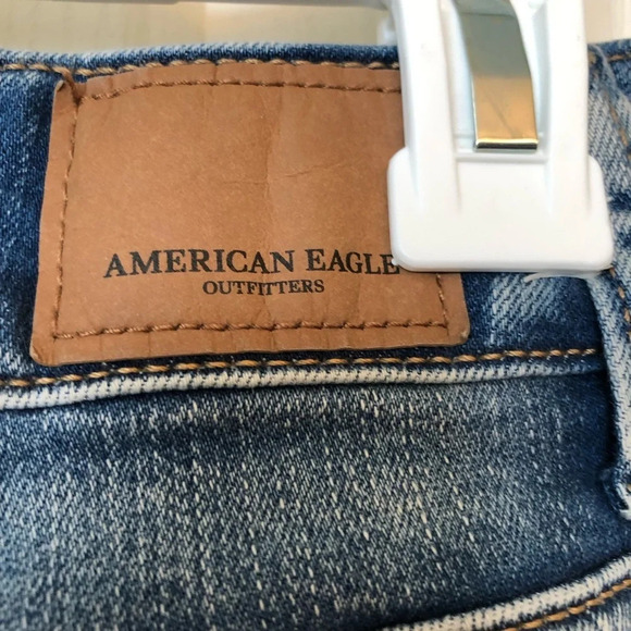 American Eagle Outfitters Women’s Size 2 Jean Skirt Next Level Stretch Ripped - Picture 5 of 6